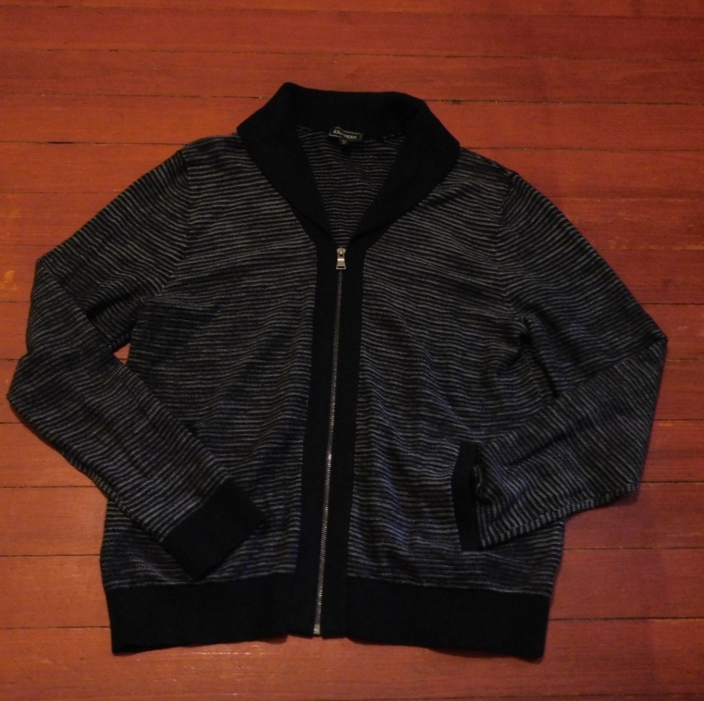 Express-Mens zip up sweater